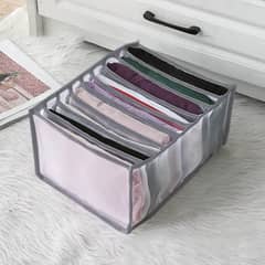 Large 7 Grids Washable Wardrobe Organizer | Pants, Jeans, Underwear