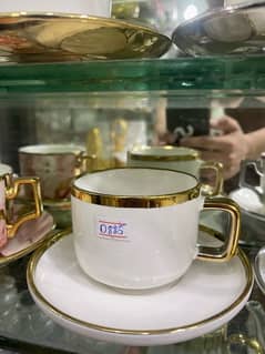 Super Bone Cup and saucer,6 cup and 6 saucer,imported cup saucer