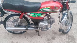 Honda CD70 2022 number laga hai