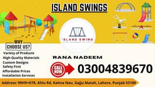 SWINGS | SLIDES | KIDS PLAY LAND | JHOLAY | KIDS RIDES | JHOLA LAHORE