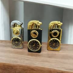 Collection of fancy metal lighters