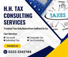 Tax Consultant, Sales Tax, FBR, Tax Filer, NTN , Income Tax Return