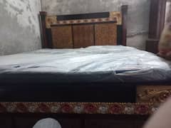 Bed and spring mattress 9inch for sale