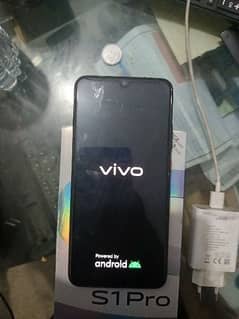 Vivo S1 pro with box and charger   03225848699