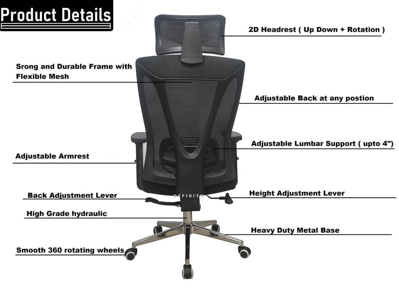 Executive Chairs l Ergonomic Chair l High Back Chair l CEO Chair 4