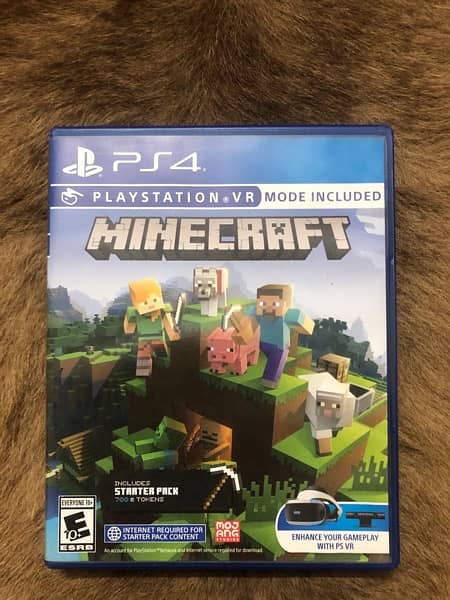 Minecraft ps4 blueray disk 0