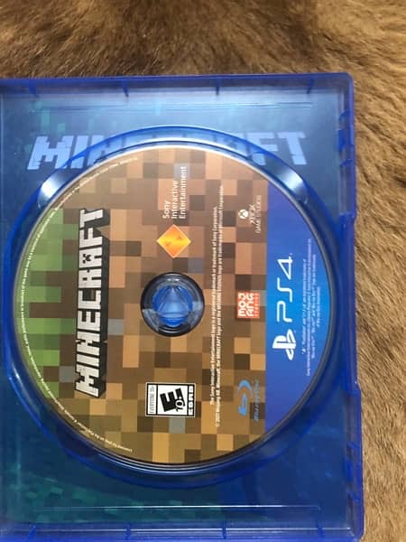 Minecraft ps4 blueray disk 1