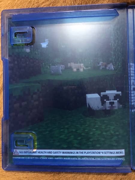 Minecraft ps4 blueray disk 2