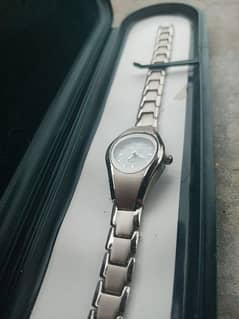 MORITA women's stainless steel slim watch