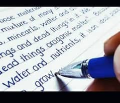 Hand written assignments service available; here