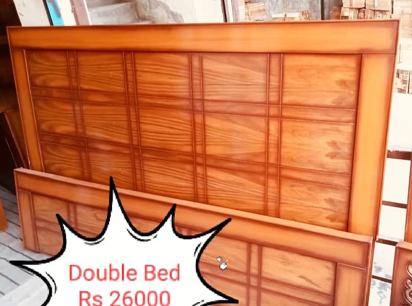 King size bed |Wooden bed |Poshish bed |Side table dressing |Furniture 19