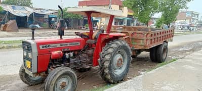 MF 260 Tractor(2009 Model) +Trali/Urgent Selling/