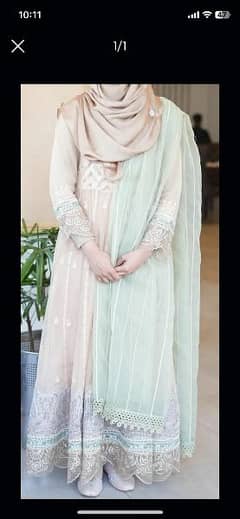 Brand Sana Safinaz , Long net frock