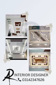 Gypsum pop dampa false ceiling. . .