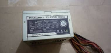 Micronics 600w psu rtx 3070 supported