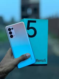 oppo reno 5 with box