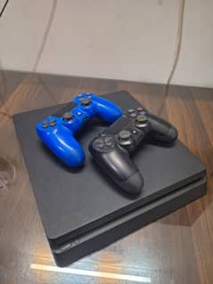 PS4 Slim 500 GB + 1 Original Controller (Blue)