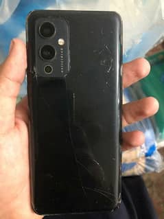 Oneplus 9 5G 8/128 Black color Back crack original