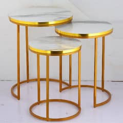 beautiful nesting tables set