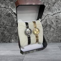 Ladies fancy stainless steel watch