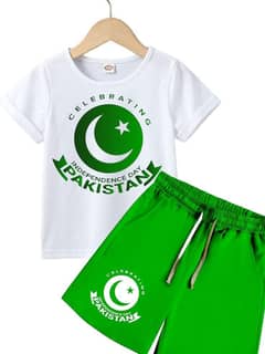 2 Pcs boy's T-Shirt And Shorts Set