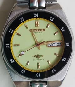 Automatic Citizen Radium Dial Watch