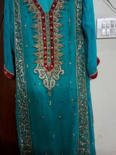 beautiful embroidered full suit for sale