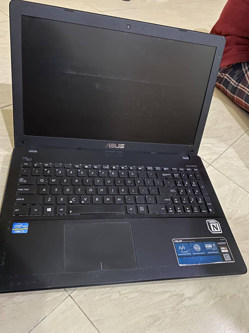 ASUS Pro X550CA Laptop RAM:8GB SSD:128GB HDD:320GB 3