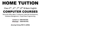 HOME TUITION