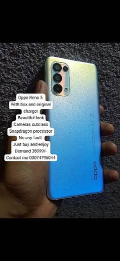 Oppo Reno 5 complete box