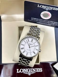 LONGINES Presence Automatic White Dial Men's Watch