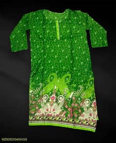1 pc women stitch lawn printed shirt