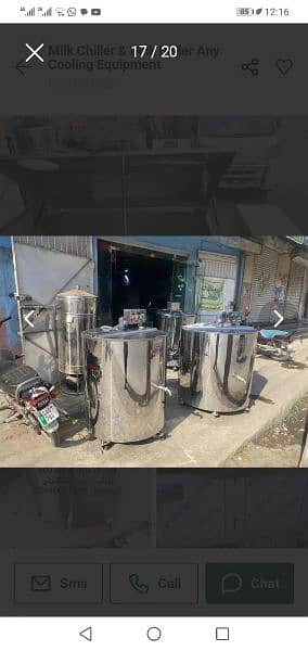 Milk chiller/Milk boiler/Water chiller/any cooling equipment 19