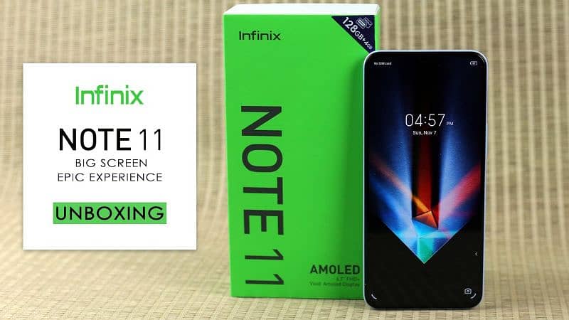 Infinix Note 11 (6GB 128GB) - Black (Excellent condition) 0