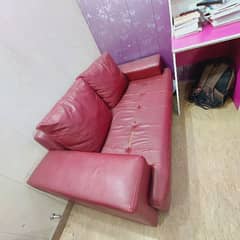 2 single beds with sofa and one side table
