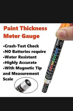 Car Paint Thickness Tester Pen