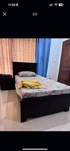 wooden Single bed