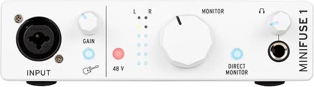 Arturia MiniFuse 1 USB Audio Interface - White