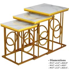 Nesting Tables Set Pack of 3