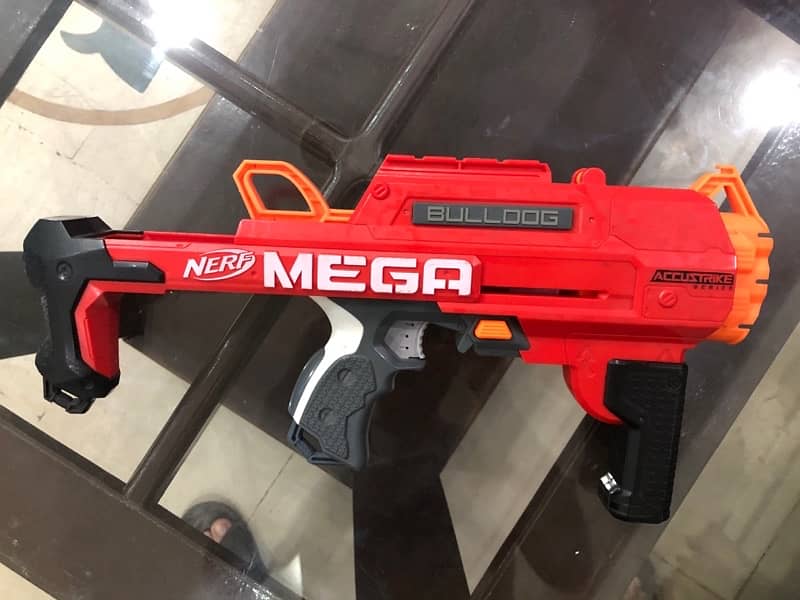 Original Nerf Mega BullDog Gun - 2 Modes 0