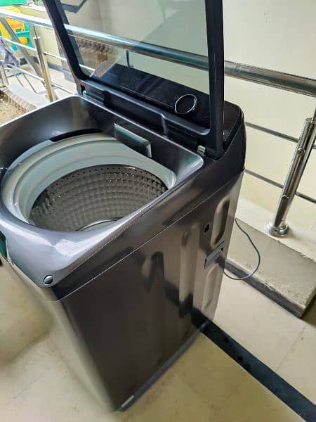 Haier washing machine double action 15kg capacity 0