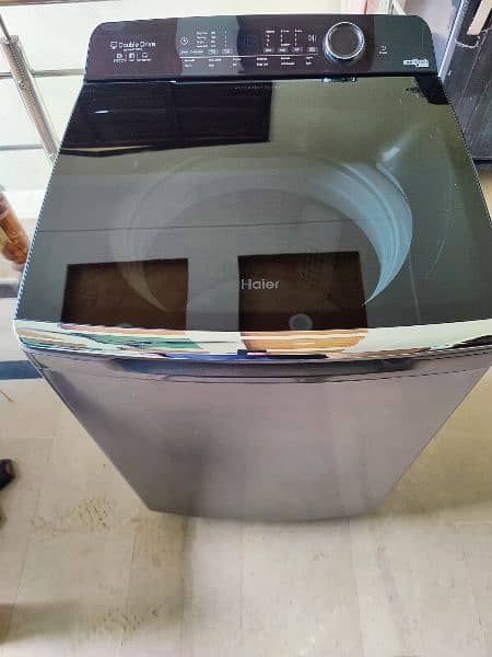 Haier washing machine double action 15kg capacity 4