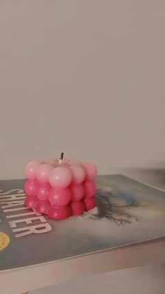 cute mini sented candles in customized colours