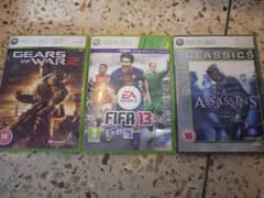 xbox 360 original games gear of war fifa and assasin creed