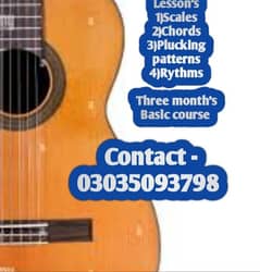 Guitar classes, Guitar Teacher