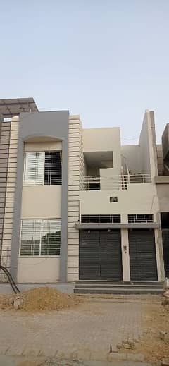 Double Story Banglow For Sell. West Open, Park Facing