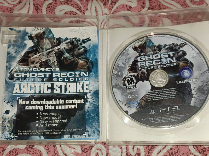 ps3 CD Tom Clancy's "Ghost recon" 1