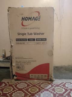 homage washing machine sell