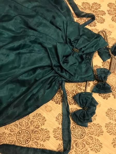 emerald green fairy frock 4