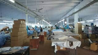 2 KANAL STITCHING UNIT FACTORY FOR SALE LINK SHEIKHUPURAH ROAD NEAR BAGEWALA ROAD FAISALABAD